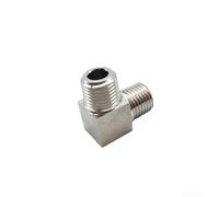 Adaptateur de filetage mâle en acier inoxydable 304 NPT pour régulateur d'air hydraulique haute pression et utilisation automobile (ZG1/4)