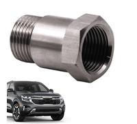 Adaptateur de filtre pour capteur d'oxygène - Adaptateur de capteur d'oxygène - En acier inoxydable - Accessoire de tuning - Pour remorque, moto, quad, camion
