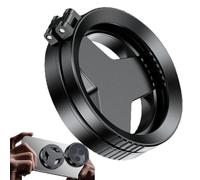 Adaptateur de filtre rotatif magnétique 2 en 1 pour téléphone - 52 mm - Système de filtration professionnel - Support universel pour appareil photo de smartphone - Accessoire de photographie de rue