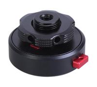 Adaptateur de fixation à griffe à dégagement rapide avec vis de 6,35 mm pour moniteur de lumière LED, microphone en aluminium, connecteur de presse sécurisé