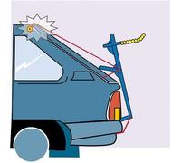 Adaptateur de fixation de porte-vélos Mottez A027B - MOTTEZ - Hayon - Noir - 1 vélo - < 300 kg