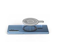 Adaptateur de fixation magnétique pour stabilisateur Insta360Flow Pro/Flow - Compatible MagSafe avec anneau et plaque métalliques