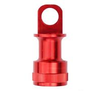 Adaptateur de fixation pour pédale - pour support de pédale à dégagement rapide en alliage d'aluminium usiné CNC pour vélo de route/VTT, 15,5 g, 48 x (rouge)