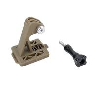 Adaptateur de fixation rapide pour casque d'appareil photo - Fixation sécurisée - Léger et portable - Améliore les angles pour les caméras d'action