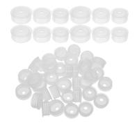 Adaptateur de Flacon Doseur à Enfoncer 4,4 MM, 150 Pièces | Interface Compatible , Bouchon Percé, Usage en Pharmacie Domestique et Dosage Liquide