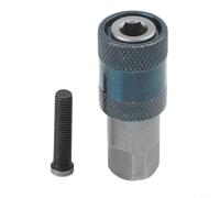 Adaptateur de foret à changement rapide 6,35 mm tige hexagonale support magnétique pour visseuse à percussion alliage haute résistance libération rapide 46 mm (A)