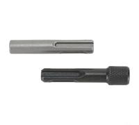 Adaptateur de foret à tige hexagonale SDS Plus à 6,35 mm, support de tournevis magnétique à dégagement rapide pour marteau perforateur, tête de lot et chanfreinage (2 pièces/lot)