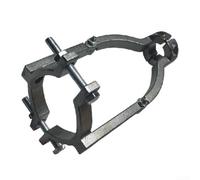 Adaptateur de foret à trou carré, 1 support fixe en métal pour perceuse manuelle, compatible avec les forets à tige carrée, bord de perçage précis et lisse et travail rond