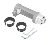 Adaptateur de foret à trou carré, fixation à mortaiser pour perceuse à colonne, support de fixation de foret à trou carré en alliage d'aluminium avec 2 pinces et 2 clés,