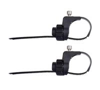 Adaptateur De Fourche De Vélo - Support De Montage À Vis Latérale | Installation De Modification D'anneau Réglable Support De Cadre Arrière | 2X Extensions De Garde-Boue De Montagne en Métal ABS