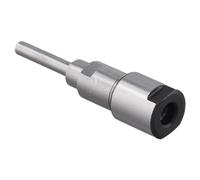 Adaptateur de fraise à défoncer - Tige de 6 mm vers tige de 6 mm pour le travail du bois, la gravure et les fraiseuses - Rallonge de pince de défonceuse en acier au carbone