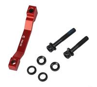 Adaptateur de frein à disque de vélo pour support de poteau de 160 mm vers 180/203 mm pour une meilleure performance (rouge 180 mm)