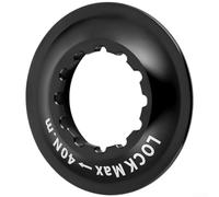 Adaptateur de frein à disque en alliage d'aluminium pour conversion à six boulons pour VTT et vélos de route avec interfaces de montage standard (intérieur noir)
