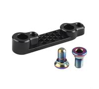 Adaptateur de frein à disque plat pour vélo de route, convertit 140 mm à 160 mm, pour systèmes de freinage à plat SRAM et Campy, pour freins arrière (noir)