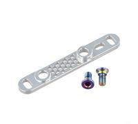 Adaptateur de frein avant de vélo de route en aluminium 7075 pour étriers plats, convertit les disques de 140 mm à 160 mm, compatible avec Sram (argent)