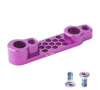 Adaptateur de frein avant et arrière en alliage d'aluminium à montage direct pour vélo pour améliorer l'efficacité du freinage, adaptateurs de frein à disque anodisé noir