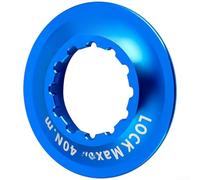 Adaptateur de frein central en alliage d'aluminium à six boulons pour vélos de montagne et de route avec anodisé résistant à la rouille et ajustement précis CNC (bleu intérieur)