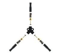 Adaptateur de frein hydraulique, bloc de distribution de connecteur de frein hydraulique en aluminium pour système de ligne de frein de vélo et moto (A)