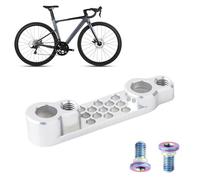 Adaptateur de frein pour vélo de montagne - Accessoires de cyclisme en aluminium - Adaptateur de frein à disque plat - Pour les trajets, les randonnées, les voyages, l'aventure, les motards, les