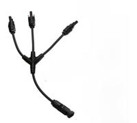 Adaptateur de fusion de câble PV 3 en 1 robuste et peu encombrant - Coque étanche - Facile à installer manuellement pour un arrangement de circuit de panneau photovoltaïque extérieur