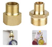 Adaptateur De Gaz En Laiton, Raccord Pour Tuyau Et Bouteille De Gaz, 1/2 à 1/4 3/4, Pour Cuisinière Et Réchaud De Camping
