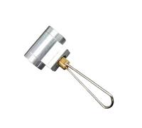 Adaptateur de gaz pour réchaud de camping, Stylish Silver White | Adaptateur à gaz compact pour réchaud de camping pour un transport facile pendant la randonnée et les voyages,