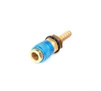 Adaptateur de gaz refroidi par air vers eau de 6 mm, 8 mm, 10 mm, connecteur rapide pour torches de soudage TIG, compatible avec les raccords de tuyau M8 (10 mm, bleu)