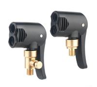 Adaptateur de gonflage de pneu multi-usage pour voitures, motos, vélos avec support et poignée ergonomique (C)