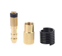 Adaptateur de gonflage de pneu pour compresseur d'air standard à visser avec connecteur cannelé pour gonfleur de pneu industriel avec jauge et