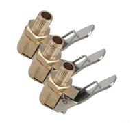 Adaptateur de gonflage de pneu sécurisé Lock-On pour voiture et moto | Laiton massif, durable, résistant à la corrosion, haute pression, qualité professionnelle