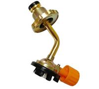 Adaptateur de gonfleur de cartouche de gaz Direct Connects pour des installations rapides en camping en plein air, randonnée et activités de randonnée, adaptateur intégré pour équipement de camping