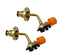 Adaptateur de gonfleur de cartouche de gaz Direct Connects pour des installations rapides en camping en plein air, randonnée et activités de randonnée, adaptateur intégré pour équipement de camping