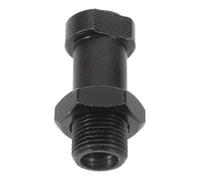Adaptateur de Goupille D’essieu pour Fauteuil Roulant 12mm en Métal | Manchon Arrière à Filetage Interne, Surface Texturée Noire, pour Cadres et Fourches de Mobilité
