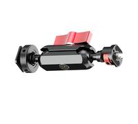 Adaptateur de griffe métallique avec double joint à rotule de 17 mm pour plusieurs positions de caméra inclinées et des prises de vue stables, perceuse vidéo professionnelle