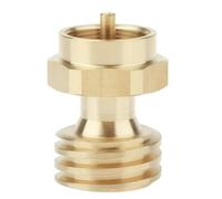 Adaptateur de gril à gaz Propane de 1 LB, convertisseur for arbre à Propane de barbecue, filetage de cylindre jetable 1 en 20 mâle