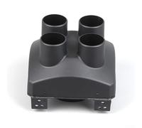 Adaptateur de grille d'aération convertit l'entrée de 75 mm en 4 trous de 42 mm pour les applications de chauffage Webasto Air Diesel avec distribution d'air constante