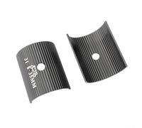 Adaptateur de guidon de vélo en alliage d'aluminium, convertit 25, 4 mm en 31, 8 mm et 31, 8 mm à 35 mm, léger et solide (noir 31,8-35)