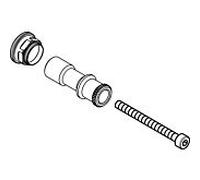 adaptateur de hansgrohe match0 vanne d'arrêt 95256000