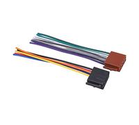 Adaptateur de Harnais ISO, Yctze 2 Pièces/ensemble Connecteur D'adaptateur Stéréo de Voiture en Métal ABS Prise ISO Radio Remplacement pour C230 2000