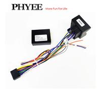 Adaptateur de harnais Quadlock, décodeur de Bus CAN, prise 16 broches, connecteur de verrouillage Quad, câble de câblage d'unité principale Android de voiture pour BMW 3 E90 X1 E84