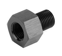 Adaptateur de Jauge de Pression D'huile de Réducteur, KIMISS Adaptateur de Capteur de Pression D'huile Noir de Remplacement pour 1/8in NPT Femelle vers M10x1.0 Mâle