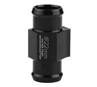 Adaptateur de Jauge de Température d Eau Moto 22mm Aluminium | Mesure Précise De La Température, Collier Réglable Inclus, Capteur Pour Système De Refroidissement Moto Et Scooter, Noir