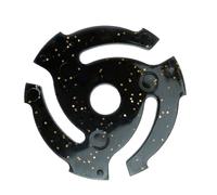 Adaptateur de jeu de données - Insert central pour disque vinyle - 45 tr/min - Pour les enregistrements de grands trous - Insert de broche en plastique/métal durable pour tourne-disque et Juke