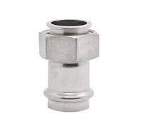 Adaptateur de joint fileté interne à double collier en acier inoxydable 304, joint fileté interne à paroi mince, raccords de tuyauterie d'eau de différents diamètres, série 1, diamètre intérieur 50,8-