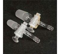 Adaptateur de laboratoire à 90 degrés avec robinet d'arrêt en verre (14/23, 19/26, 24/29 et 29/32) (24-29)