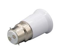 Adaptateur De L'ampoule B22 À E27 - Convertisseur De Douille À Vis Edison À Baïonnette | Extension Du Porte-lampe Pour LED, CFL, Ampoules Halogènes | Plafond Universel, Lampes, Lustres, Garage Multipl