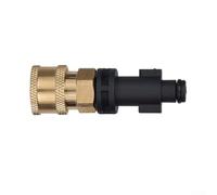 Adaptateur de lance à mousse 1/4" pour nettoyeur haute pression, accessoire de lavage de voiture haute pression avec tête de connexion rapide, compatible avec la plupart des canons à mousse et à l'eau