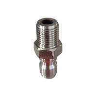 Adaptateur de lance à mousse à neige mâle à connexion rapide pour nettoyeur haute pression K2-K7 - Construction en laiton avec joint torique compatible avec les modèles Gerni