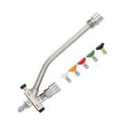 Adaptateur de Lance à Mousse - Nettoyeur Haute Pression 6,35 mm, Double raccord, Buses à raccord Rapide, Modes réglables extérieure Patio Maison Nettoyage de Voiture Industriel Robuste