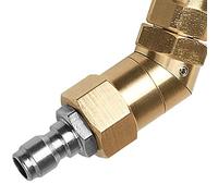 Adaptateur de lave-là, coupleur à pivot à 360 degrés, coupleur de pulvérisation de bosotte de pression à libération rapide de 1/4 de pouce, coupleur de pivotage de connexion rapide pour la pression